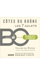 Côte du Rhône blanc - 7 Galets
